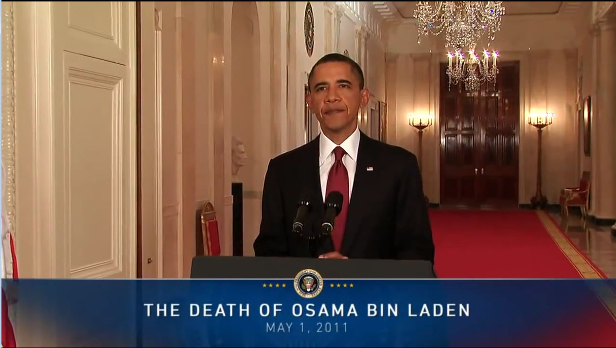 President Obama on Death of Osama bin Laden