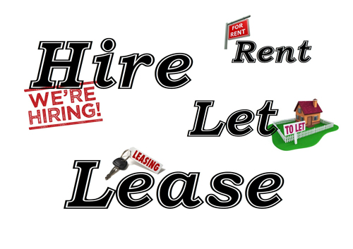 Cách phân biệt Rent, Lease, Hire Cách phân biệt Rent, Lease, Hire