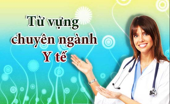 Từ vựng tiếng Anh về ngành y tế